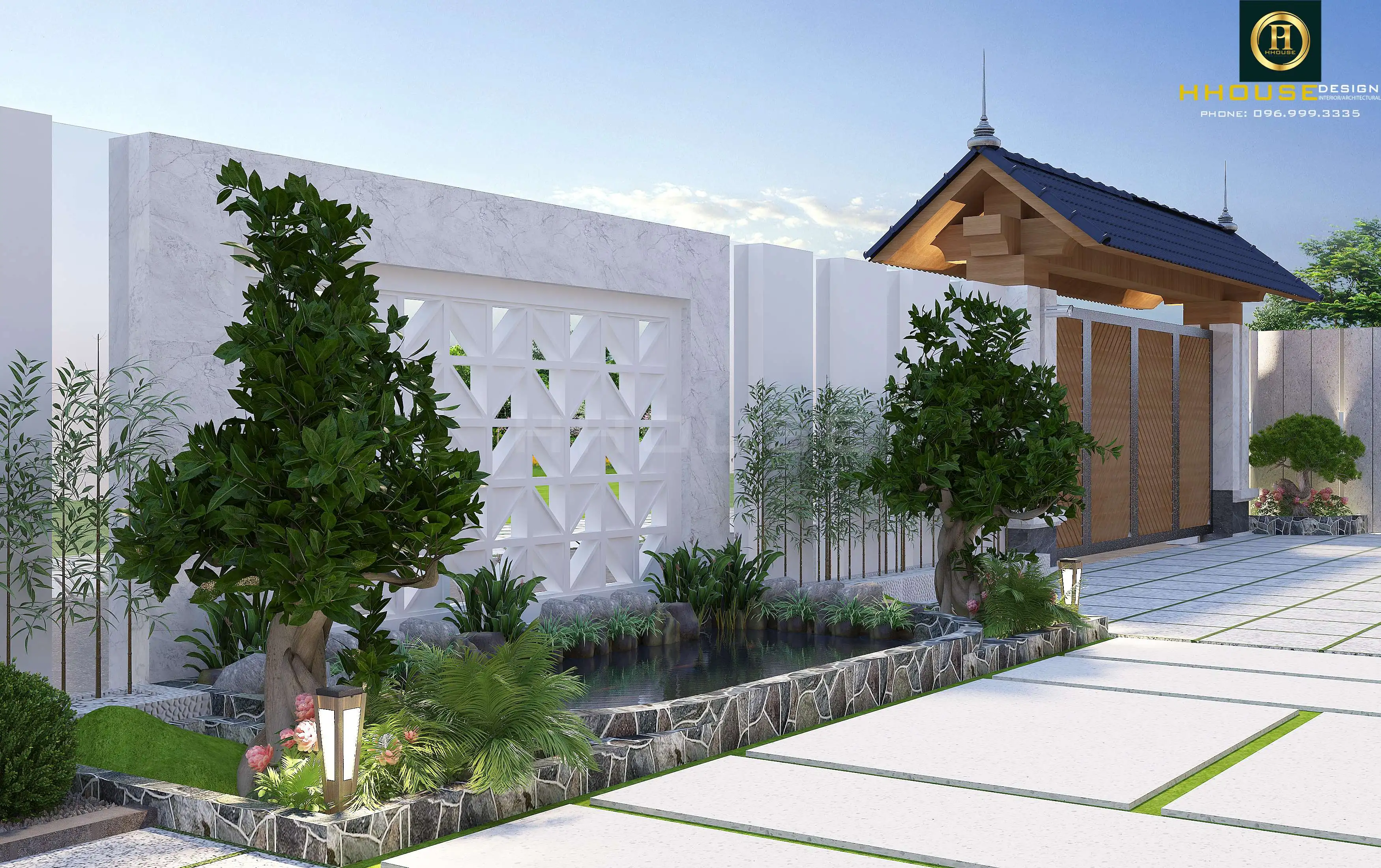Bể cá Koi thu hút mắt nhìn