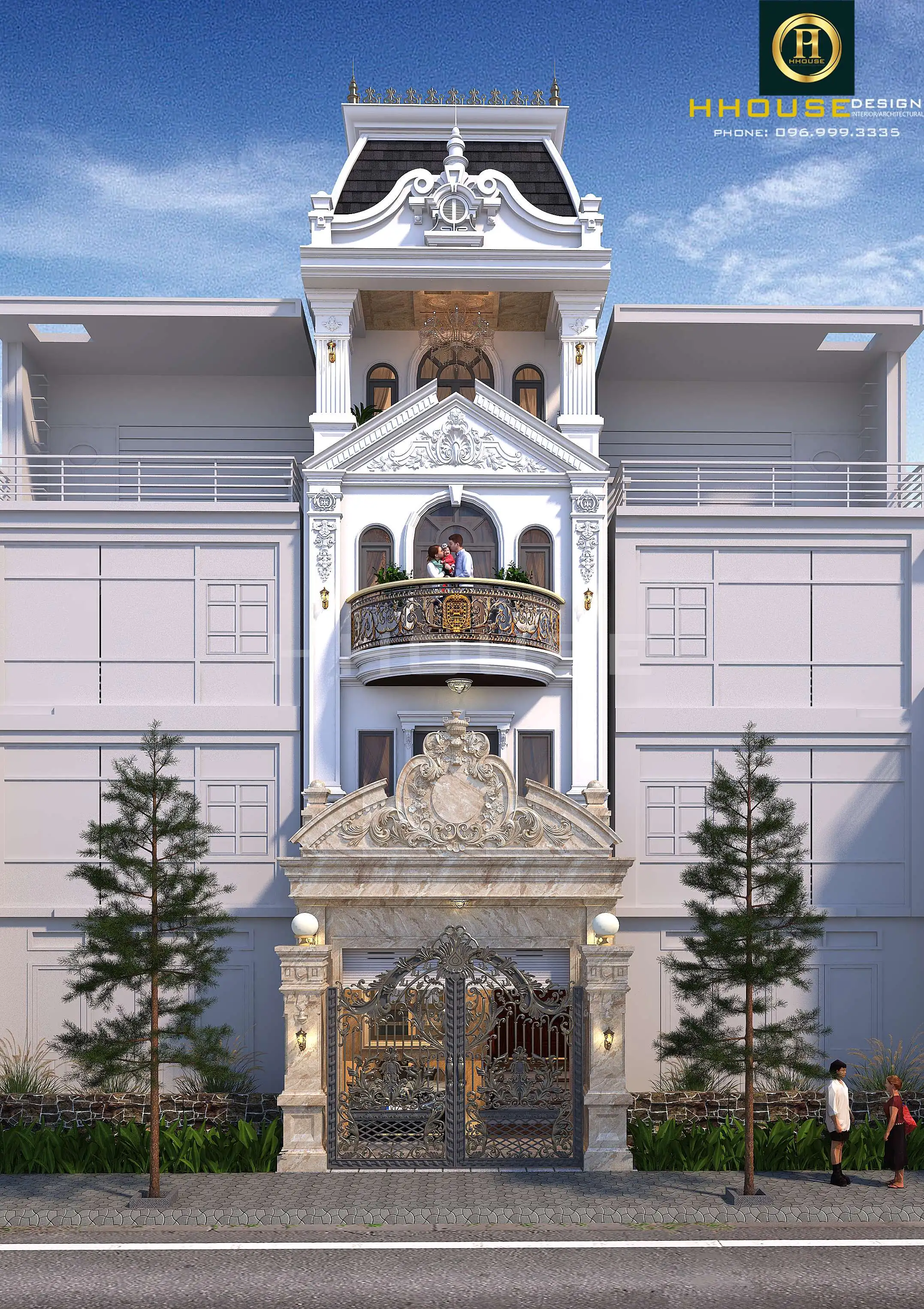 Phối cảnh mặt tiền