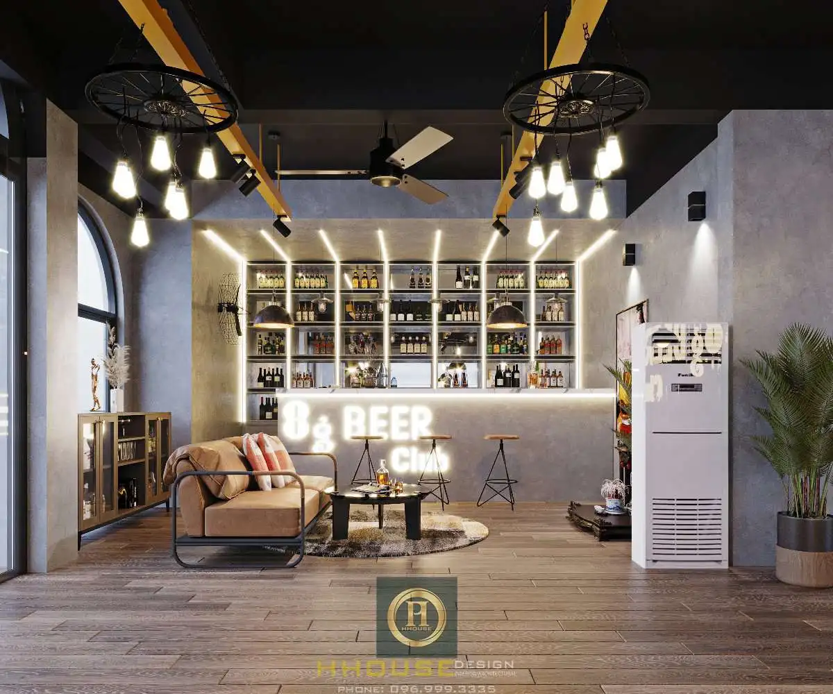 Phối cảnh quầy bar