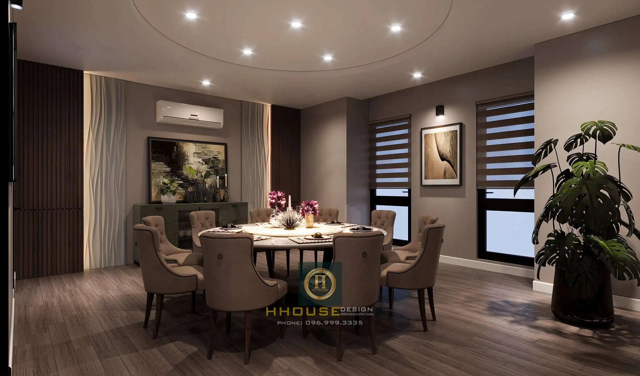 Không gian riêng tư của nhà hàng