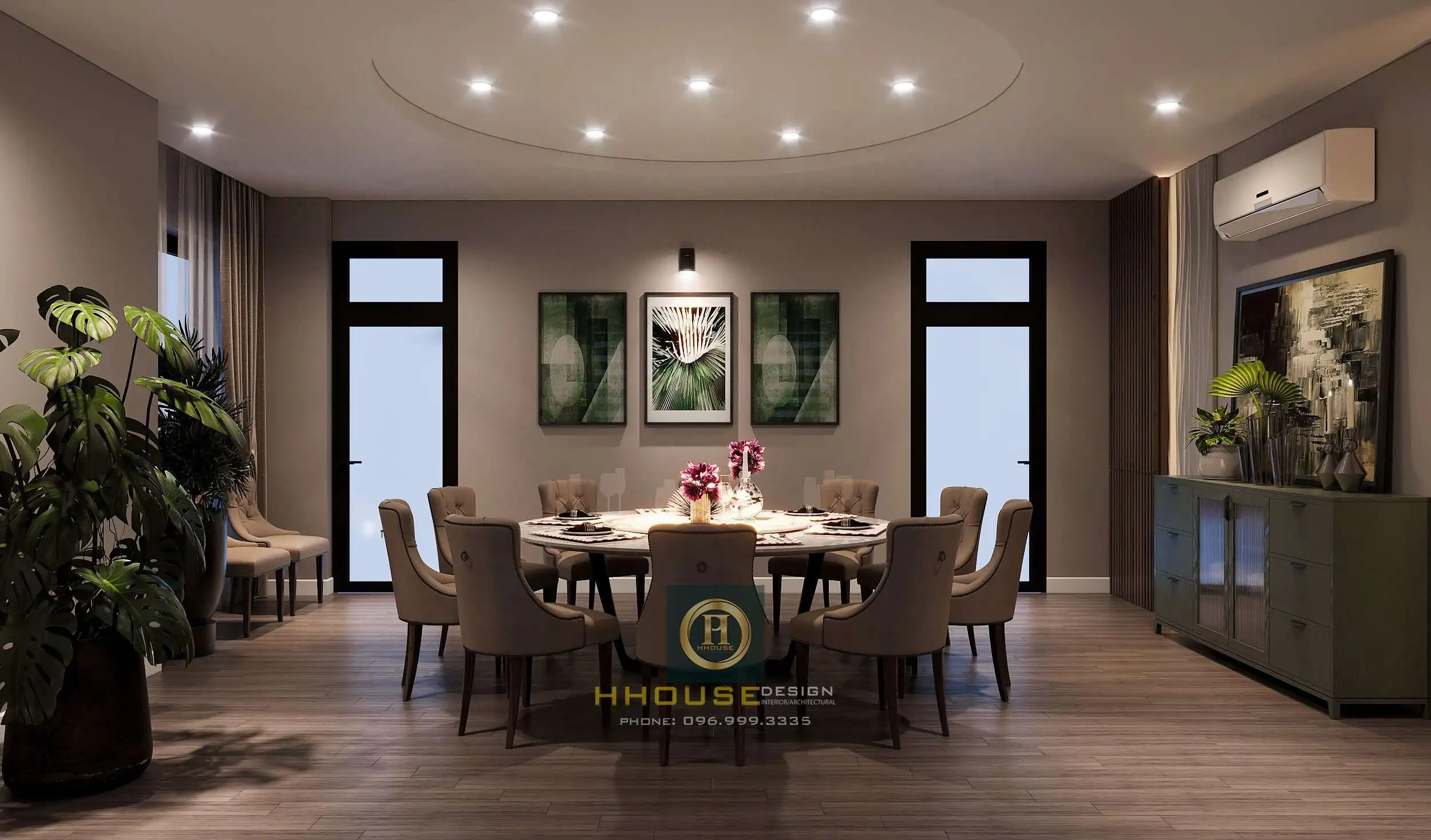 Không gian riêng tư của nhà hàng