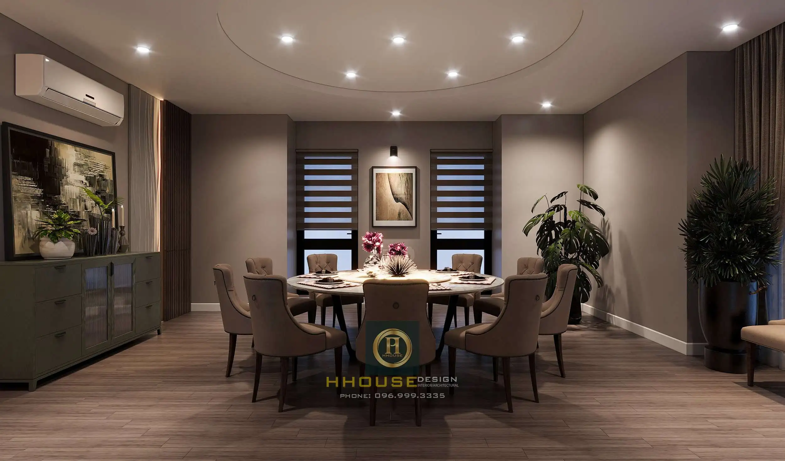 Không gian riêng tư của nhà hàng
