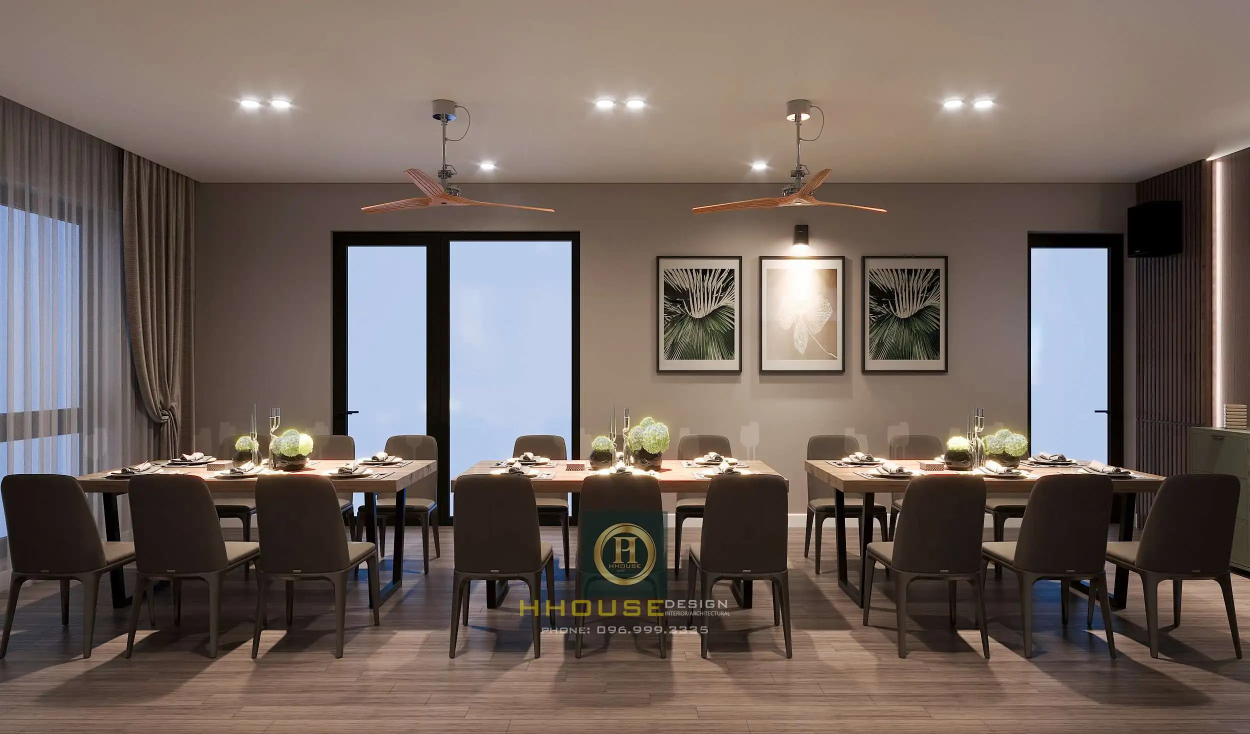 Không gian riêng tư của nhà hàng